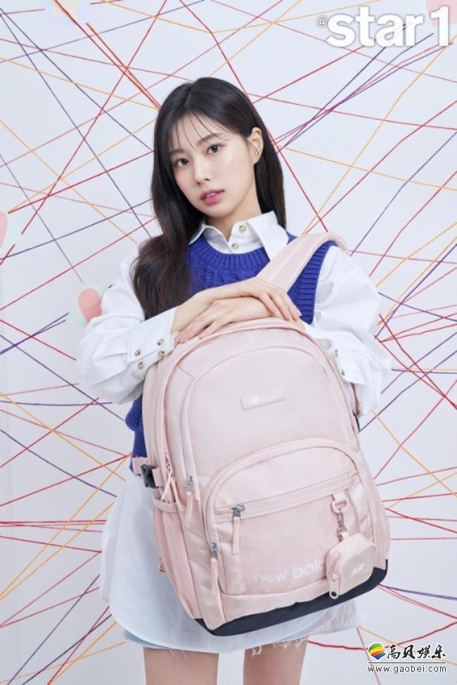 韩国女艺人姜惠元为代言品牌拍摄最新宣传照，清纯气质完美衬托