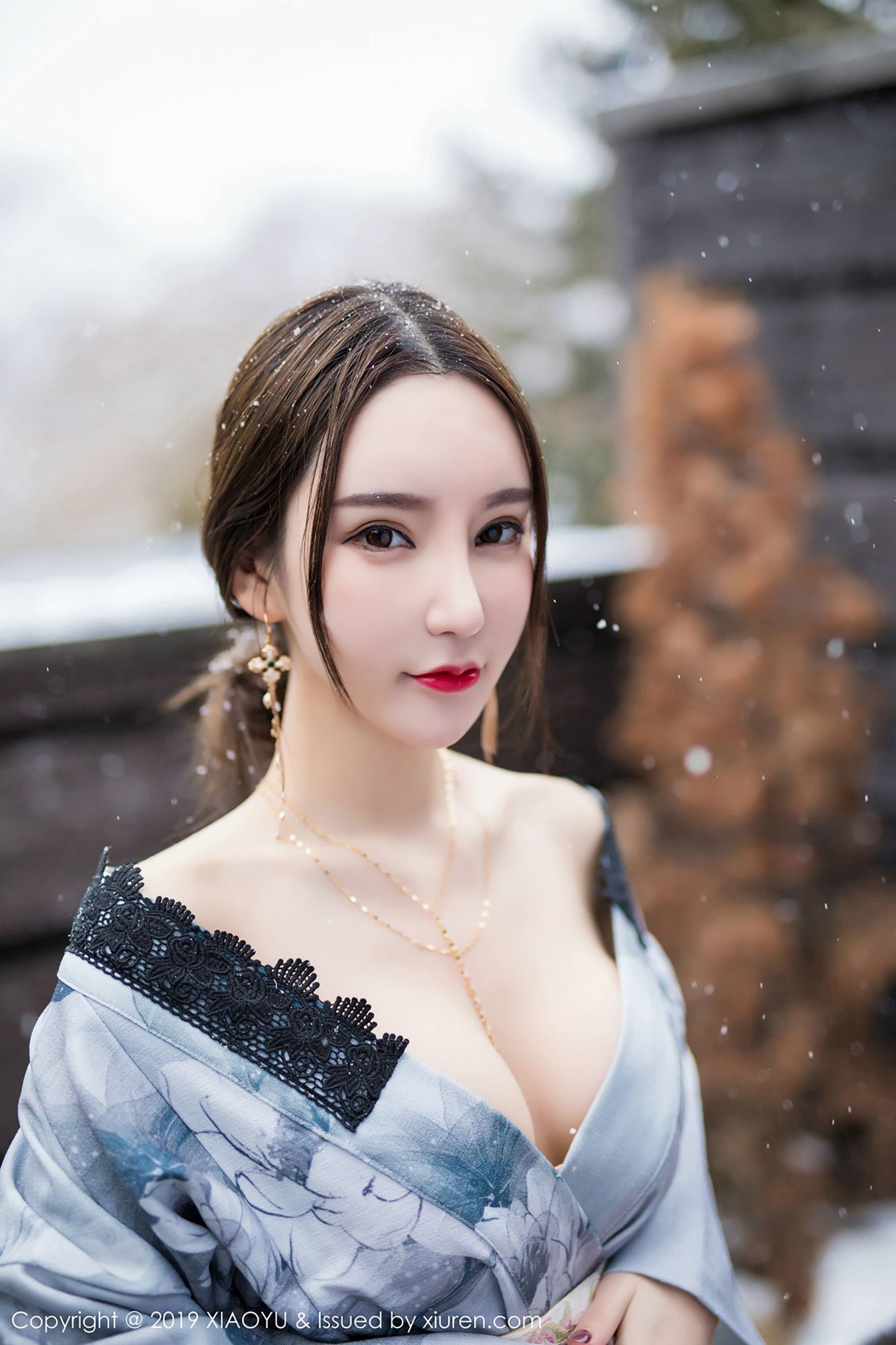 周于希dummy  性感女神周于希 雪中佳人娇容绝尘第35张图片