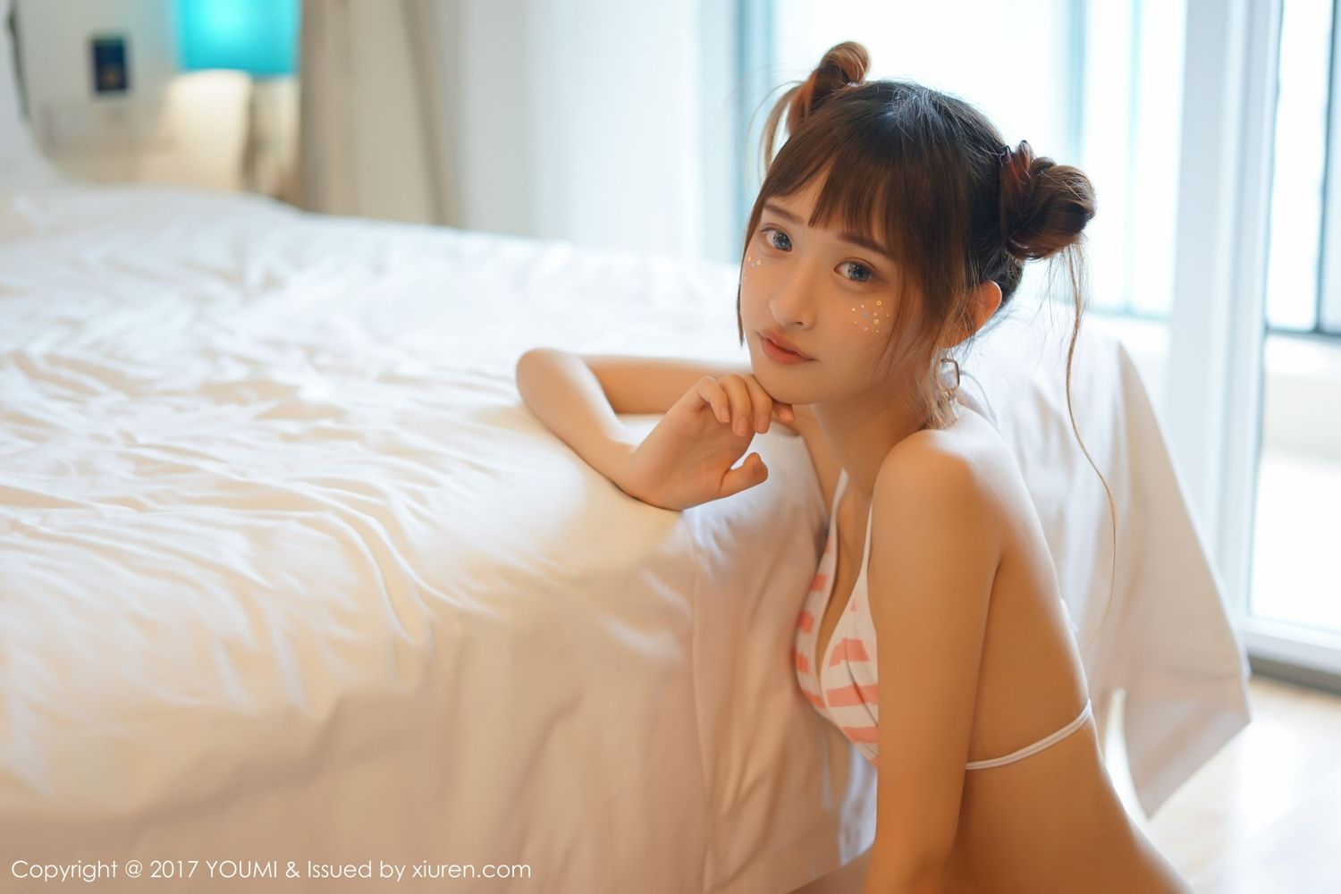 little贝壳  小鸟依人little贝壳 女仆蕾丝兔比基尼第13张图片