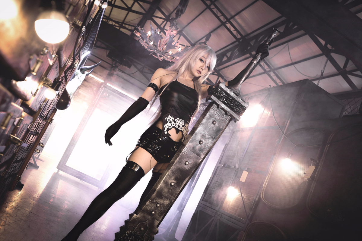 《尼尔机械纪元（Nier:Automata）》 A2黑丝美腿美女Cosplay