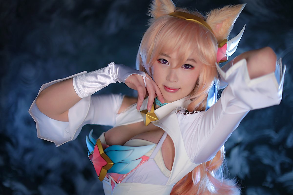 性感巨乳美腿美女Cosplay星之守护者阿狸