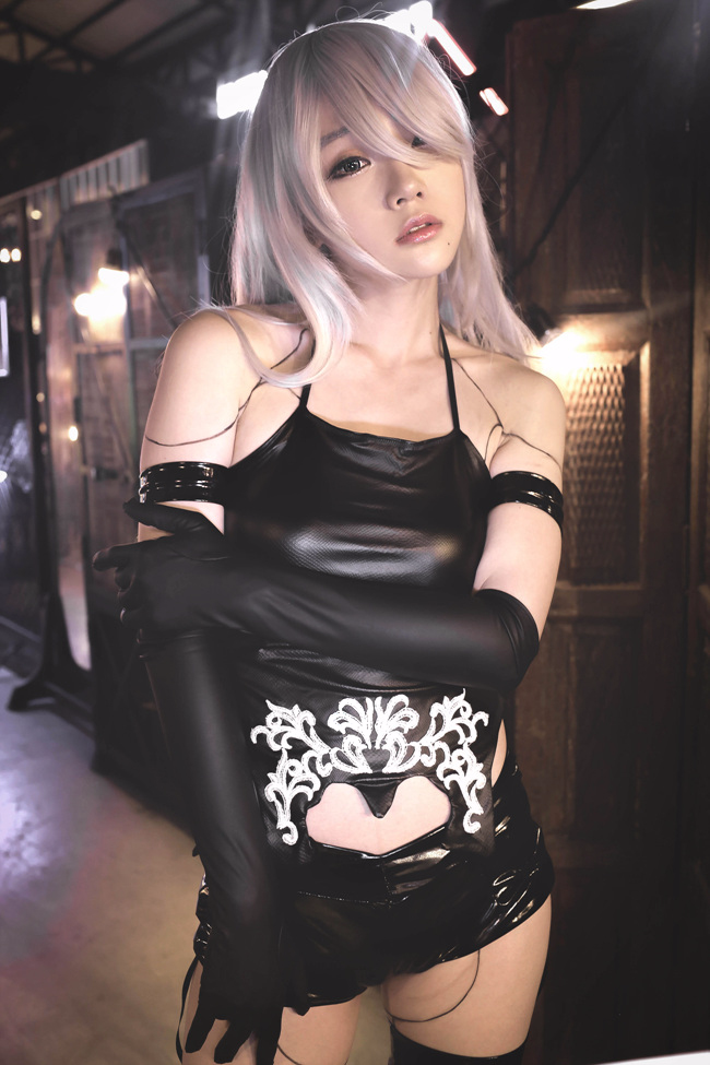 《尼尔机械纪元（Nier:Automata）》 A2黑丝美腿美女Cosplay