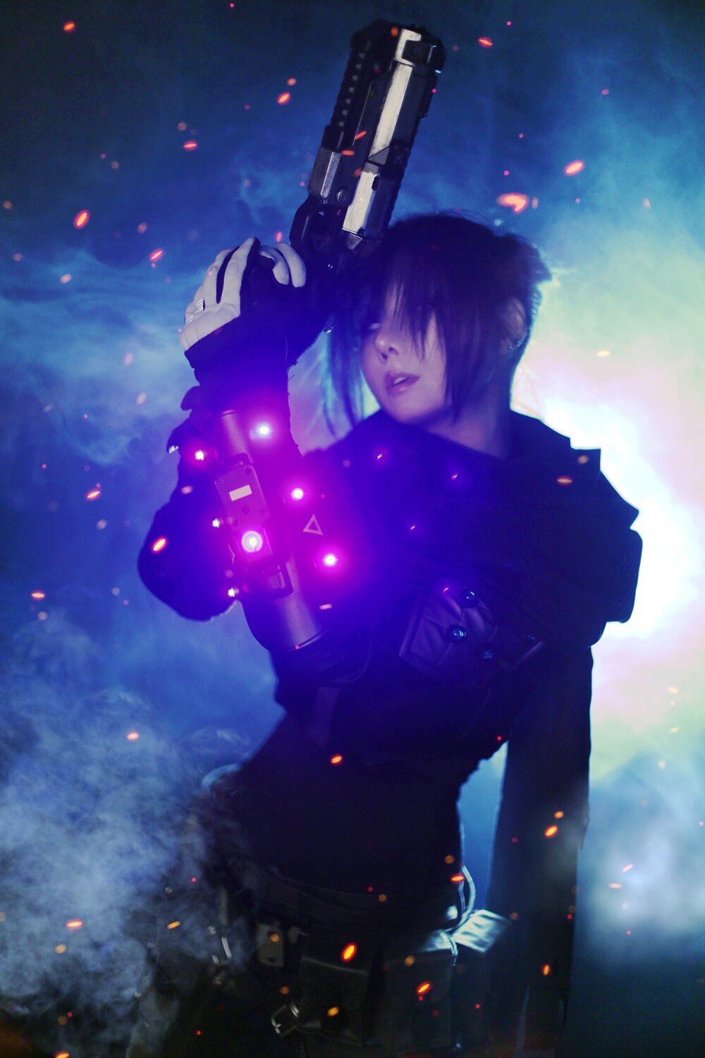 《Apex》恶灵（Wraith）螺旋猫Tasha性感紧身战斗服Cosplay