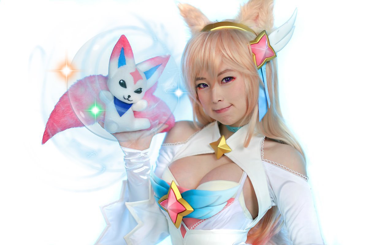 性感巨乳美腿美女Cosplay星之守护者阿狸