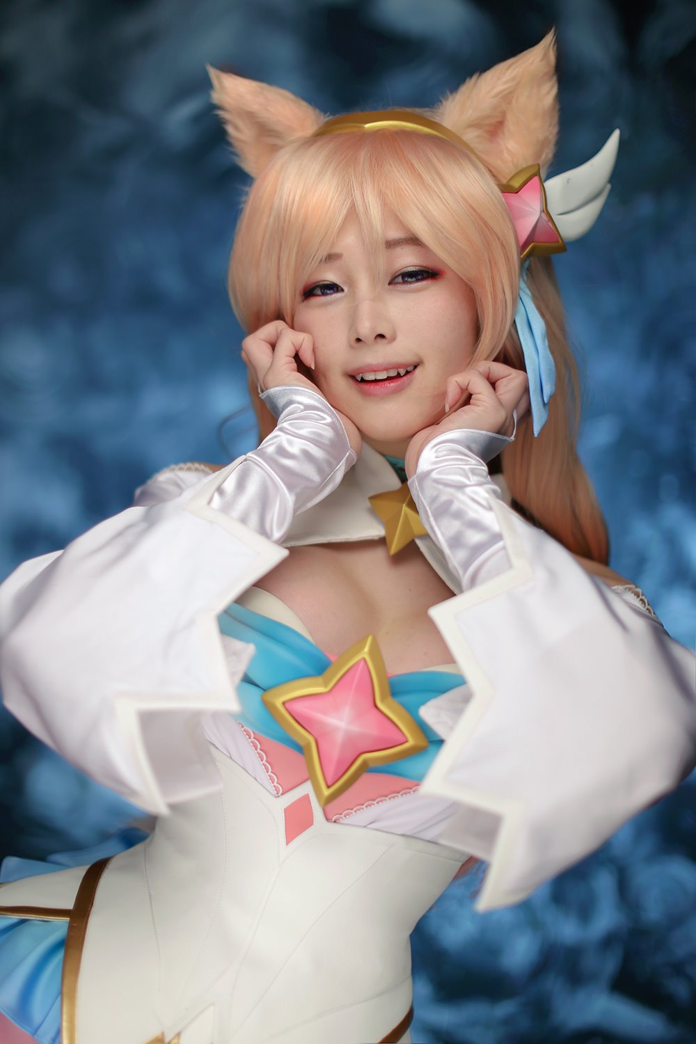 性感巨乳美腿美女Cosplay星之守护者阿狸