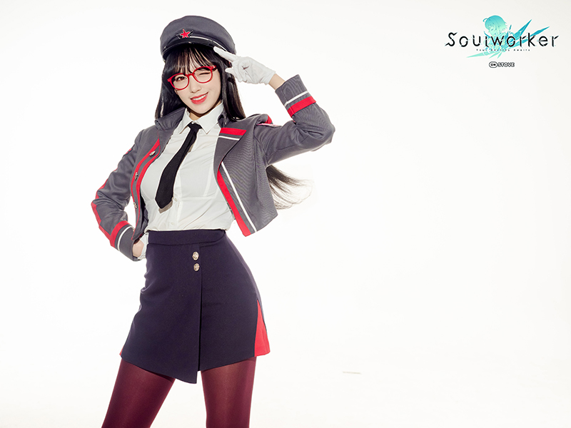 《soulworker》性感丝袜美腿美女Cosplay