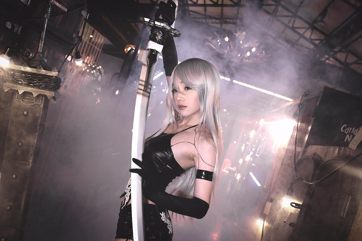 《尼尔机械纪元（Nier:Automata）》 A2黑丝美腿美女Cosplay