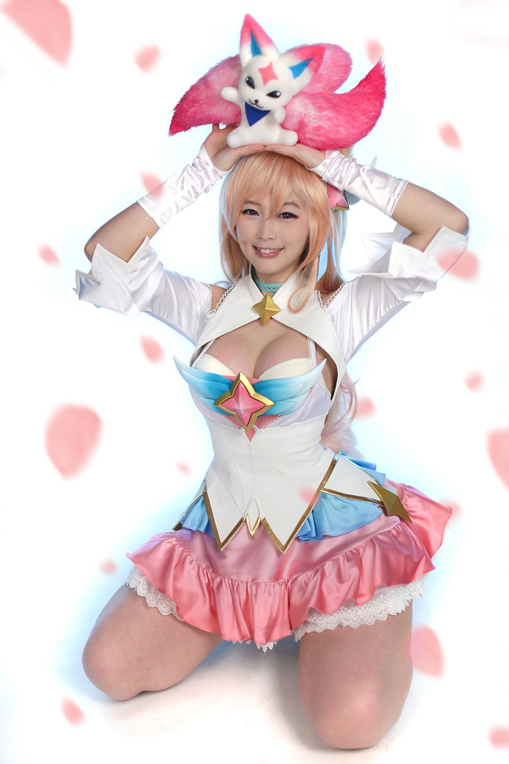 性感巨乳美腿美女Cosplay星之守护者阿狸